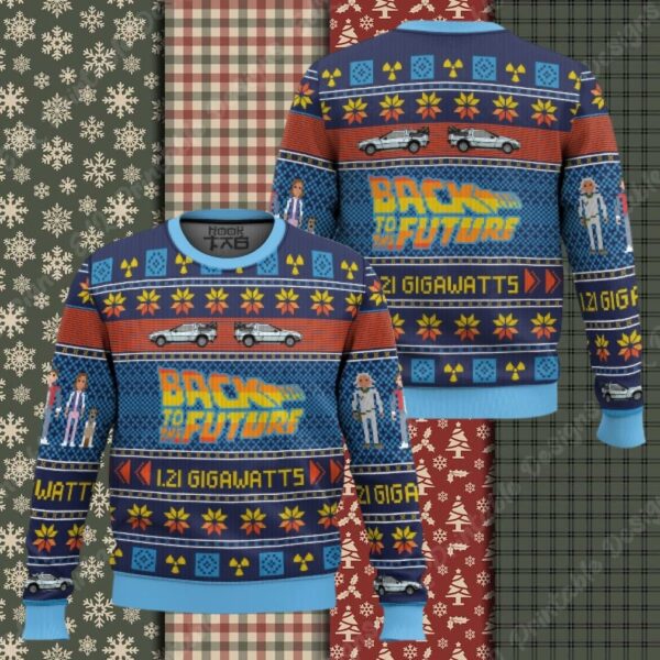Back To The Future Ugly Christmas Sweater