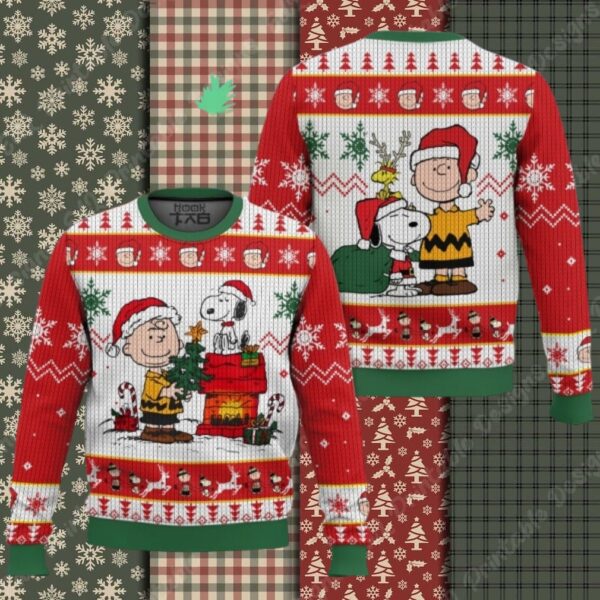 Charlie Brown and Snoopy Ugly Sweater