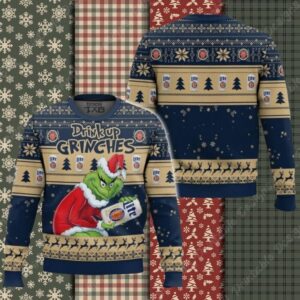 Drink Up Grinches Miller Lite Ugly Sweater