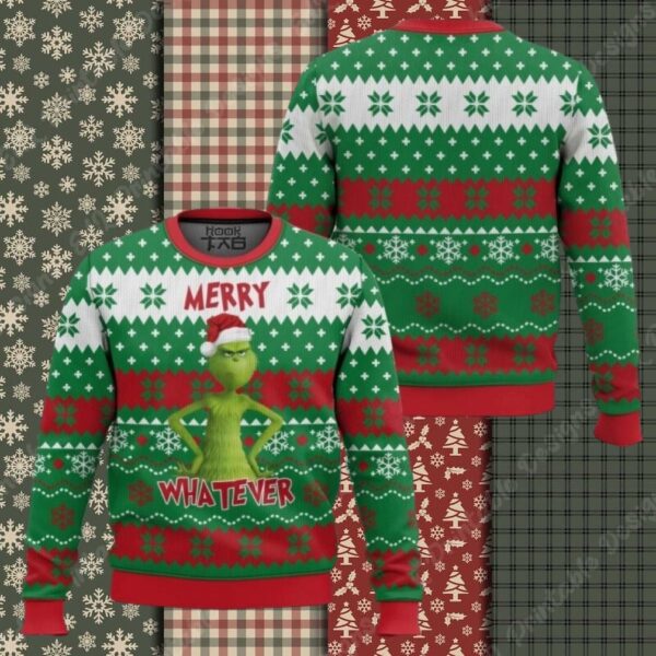 Grinch For Christmas Gifts Ugly Christmas Holiday Sweater