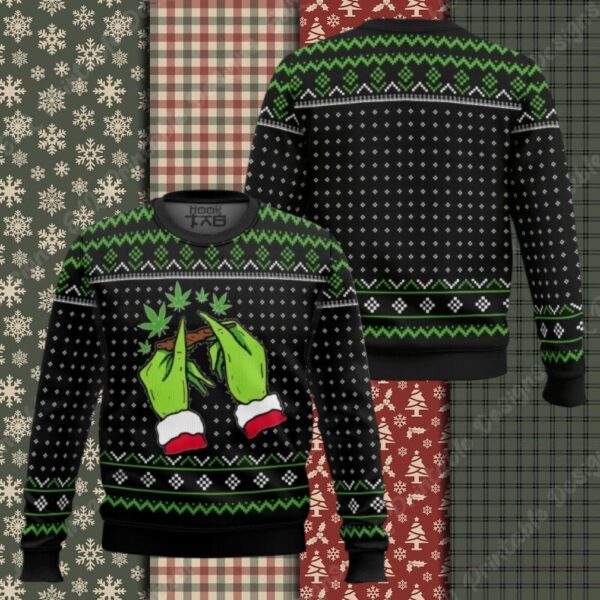 Grinch Mistlestoned Ugly Sweater