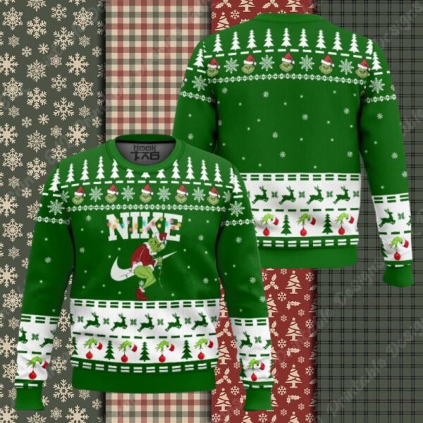Grinch Nike Ugly Sweater