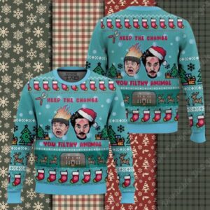 Keep The Change Home Alone Ugly Christmas Sweater