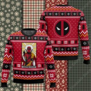 Marvel Jesus Deadpool Ugly Sweater