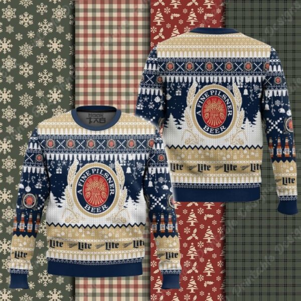 Miller Lite Ugly Sweater