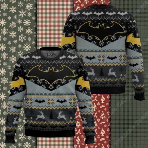 Xmas Batman DC Comics Ugly Christmas Sweater