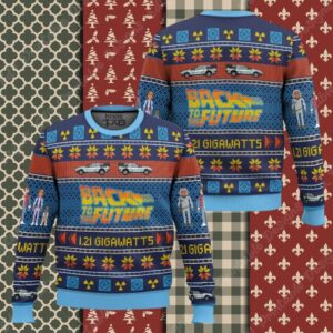 Back To The Future Ugly Christmas Sweater