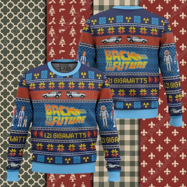 Back To The Future Ugly Christmas Sweater