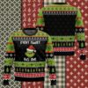 Santa Claus Grinch Yelling Meme Ugly Sweater
