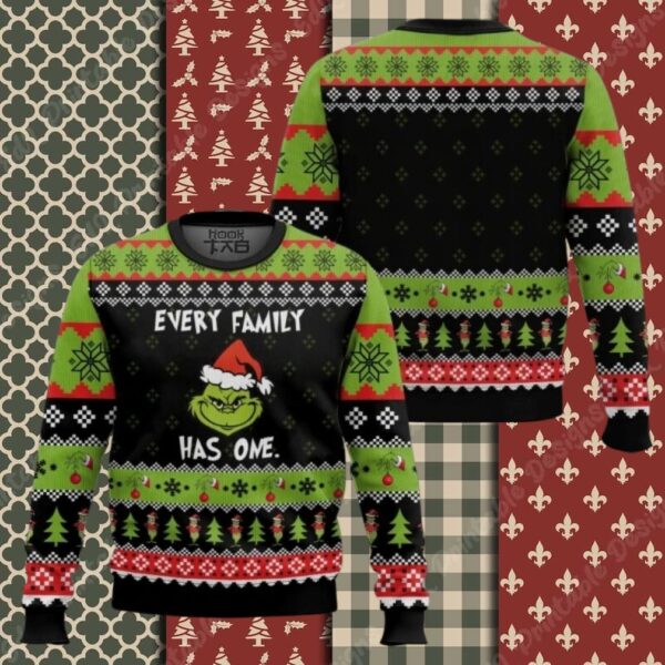 Every Family has one Grinch Ugly Sweater