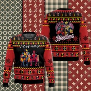 F.R.I.E.N.D.S Deadpool Wolverine Ugly Sweater
