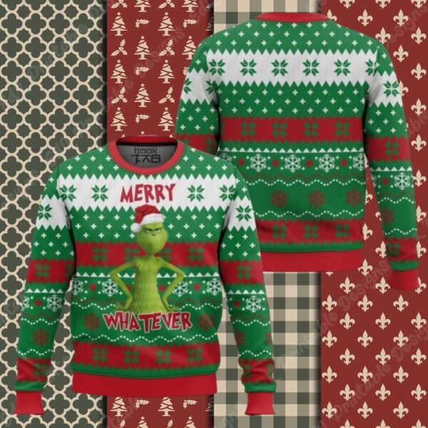 Grinch For Christmas Gifts Ugly Christmas Holiday Sweater