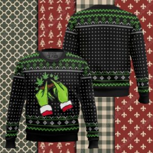Grinch Mistlestoned Ugly Sweater