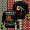 3D S.T The Next Generation 1987 Red Ugly Christmas Ugly Sweater