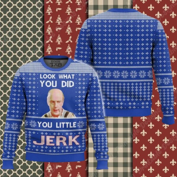 Home Alone, You Little Jerk Meme Christmas Ugly Sweater