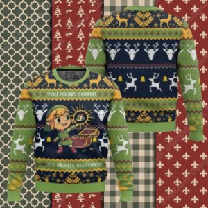 Legend Of Zelda Coffeee Ugly Sweater