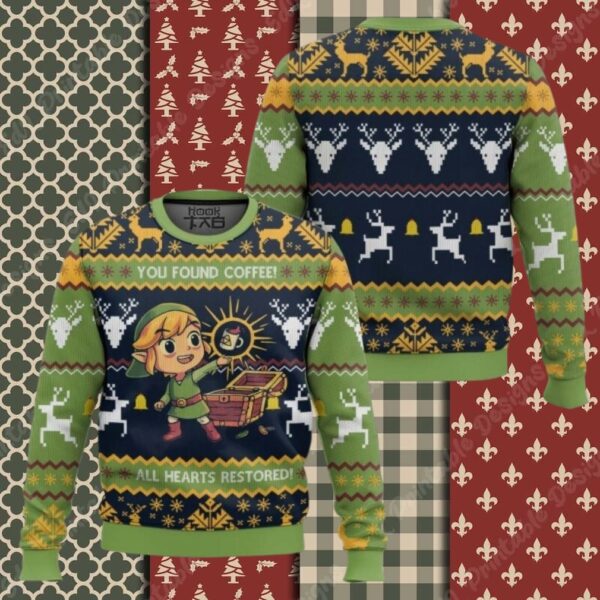 Legend Of Zelda Coffeee Ugly Sweater