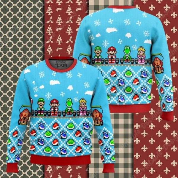 Mario Kart Ugly Christmas Sweater
