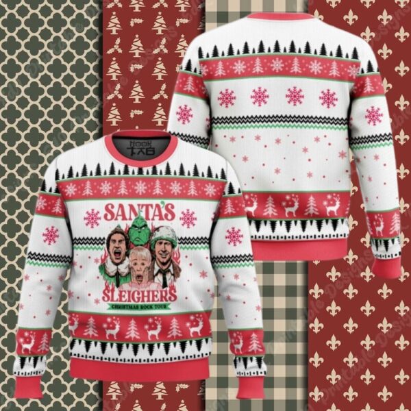 Santa Sleighers Ugly Sweater