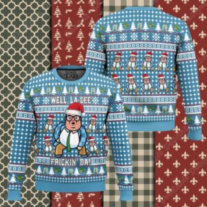 Saturday Night Live Matt Foley Well, La Dee Frickin da Ugly Christmas Sweater