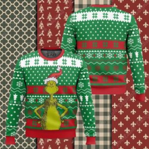 The Grinch Christmas 3D Ugly Thicken Sweaters