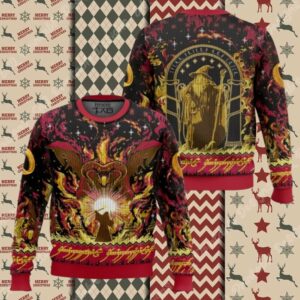 You Shall Not Pass Balrog Christmas Sweater Preorder