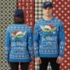 Detroit Lions Aidan Hutchinson One Pride Blue Xmas Party Ugly Sweater