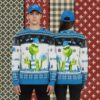 Detroit Lions Simpson Blue Womens Christmas Ugly Sweater