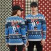Detroit Lions Funny Grinch Stole Blue Adults Christmas Ugly Sweater