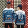 Detroit Lions Grinch Fan Blue Christmas Vacation Ugly Sweater