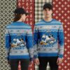 Detroit Lions Grinch And Dog Max Red Mens Christmas Ugly Sweater