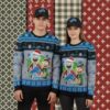 Detroit Lions Football Grey Blue Best Xmas Ugly Sweater