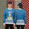 Detroit Lions Grinch Fan Blue Christmas Vacation Ugly Sweater