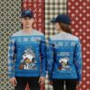 Detroit Lions Baby Groot Blue Cool Christmas Ugly Sweater