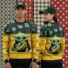 Green Bay Packers Personalized Disney Characters Vintage Christmas Ugly Sweater