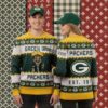 Green Bay Packers Grinch Xmas Womens Christmas Ugly Sweater