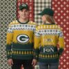 Green Bay Packers Personalized Best Players Cute Christmas Ugly Sweater