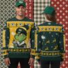 Green Bay Packers Grinch And Dog Max Xmas Party Ugly Sweater