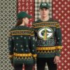 Green Bay Packers Cheesehead Vintage Christmas Ugly Sweater