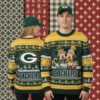 Green Bay Packers Snoopy Woodstock Yellow Cool Christmas Ugly Sweater