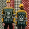 Green Bay Packers Grinch Super Bowl Christmas Vacation Ugly Sweater