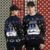 Personalized Dallas Cowboys Claus Hat Blue Christmas Ugly Sweater